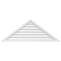 84 W 17-1 2 H Триаголник Површински монтирање PVC Gable Vent Pitch: Функционален, W 2 W 1-1 2 P Brickmould Frame
