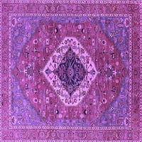 Ахгли Компанија Внатрешен Правоаголник Персиски Виолетови Килими Од Традиционална Област, 2 '4'